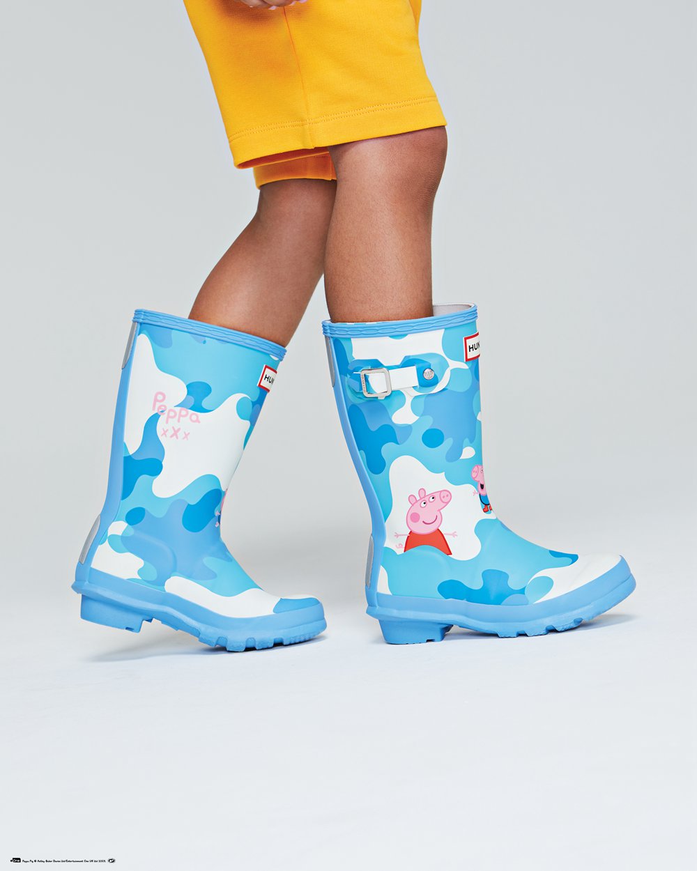 Regenlaarzen Kinderen - Hunter Original Little Peppa Pig - Blauw - 45KWPCXVN